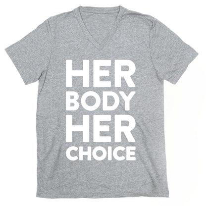 Her Body Her Choice V-Neck