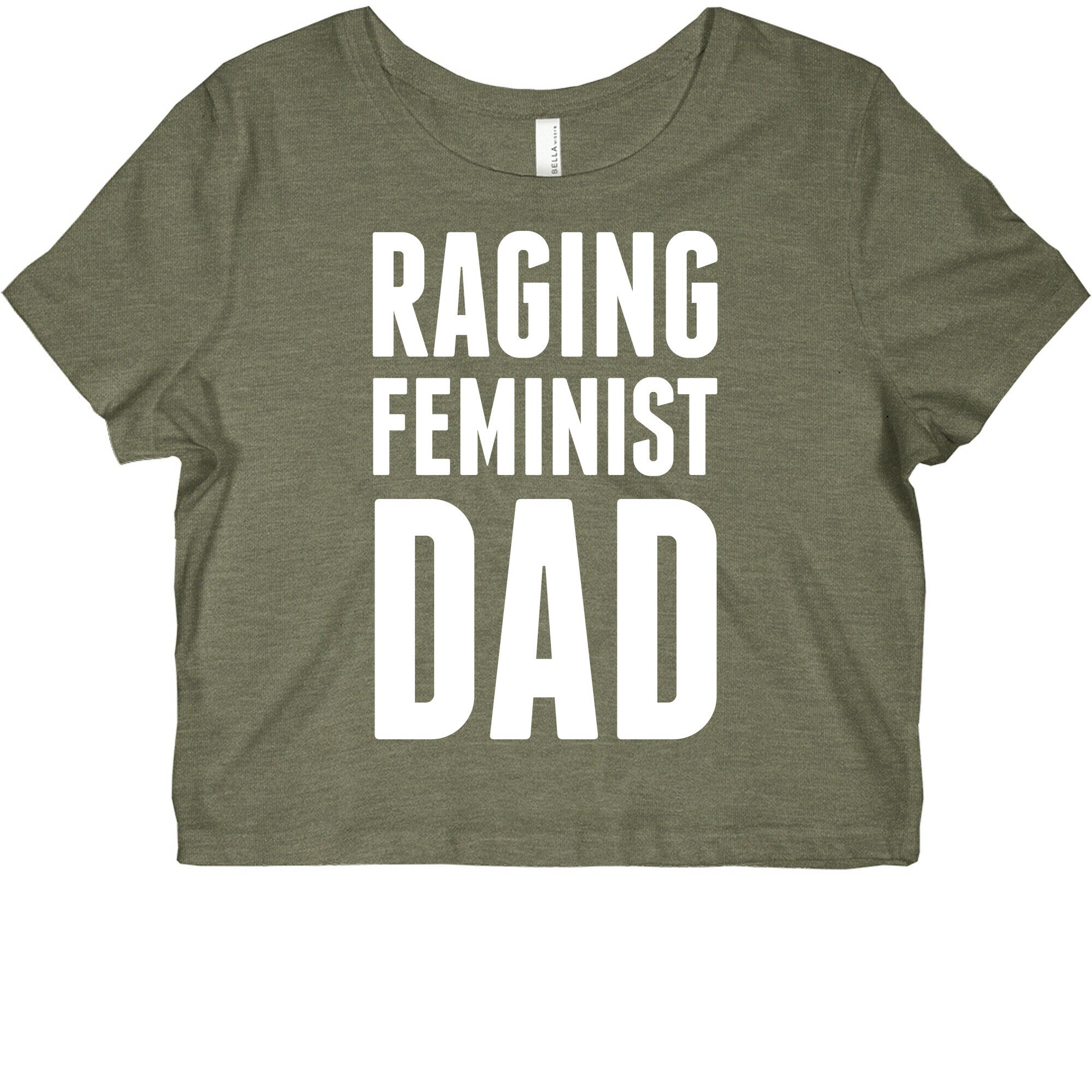 Raging Feminist Dad Graphic Baby Tee