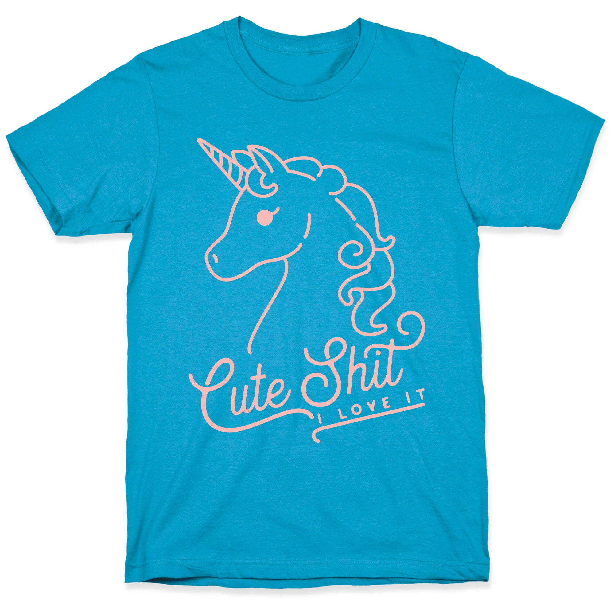 Cute Shit I Love It Unisex Triblend Tee
