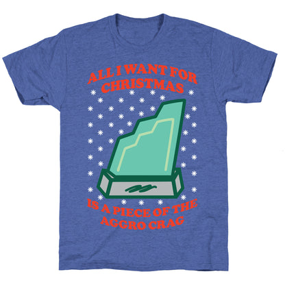 Aggro Crag Christmas Unisex Triblend Tee