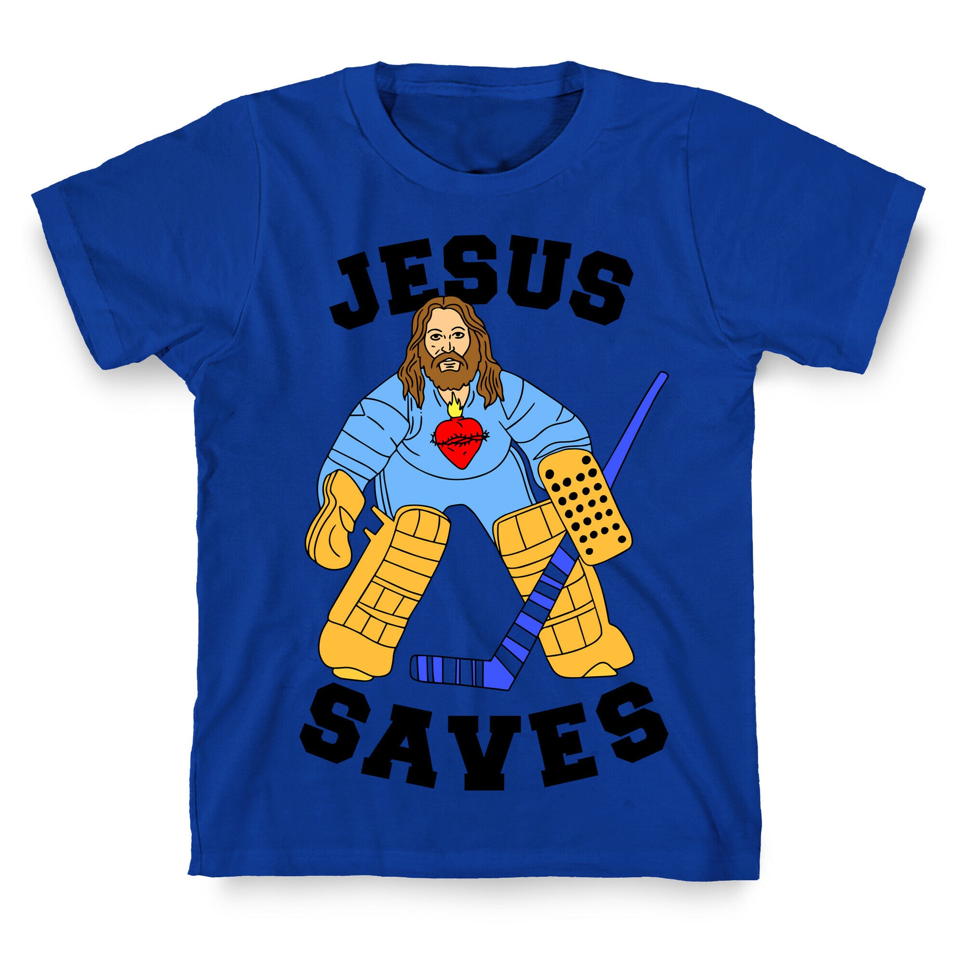 Jesus Saves (Hockey Edition) T-Shirt