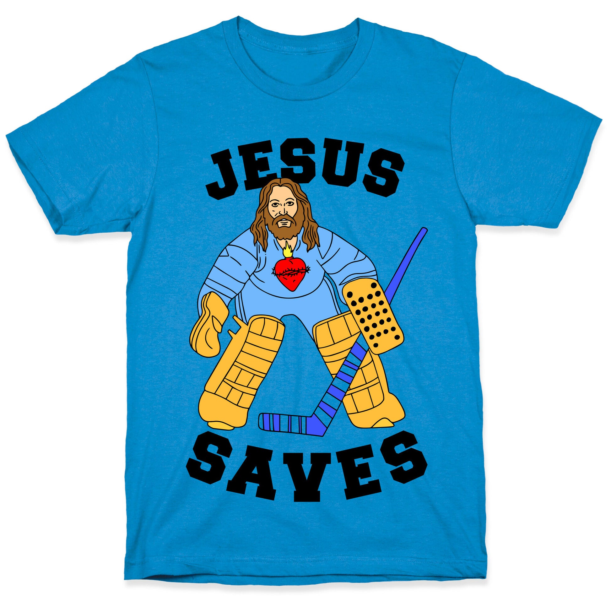 Jesus Saves (Hockey Edition) T-Shirt