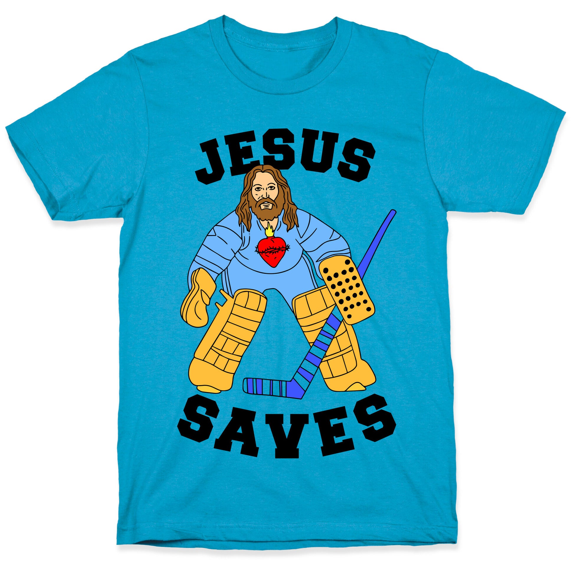 Jesus Saves (Hockey Edition) Unisex Triblend Tee