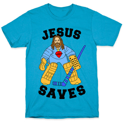 Jesus Saves (Hockey Edition) Unisex Triblend Tee