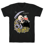 Skeleton Drinking Wine T-Shirt