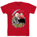 Skeleton Drinking Wine T-Shirt