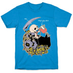 Skeleton Drinking Wine T-Shirt