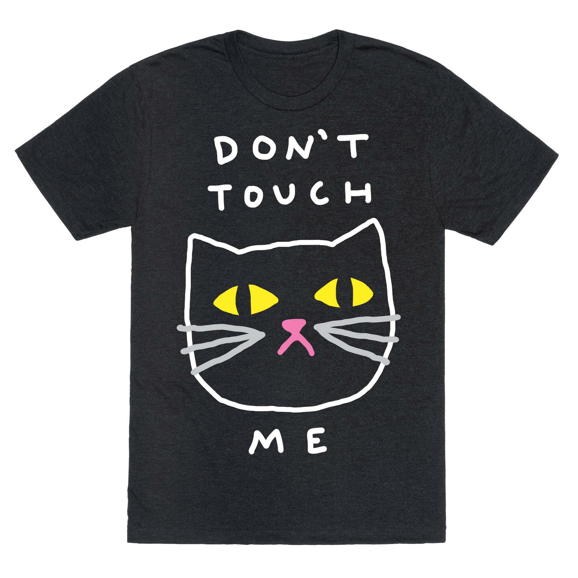 Don't Touch Me Cat Unisex Triblend Tee
