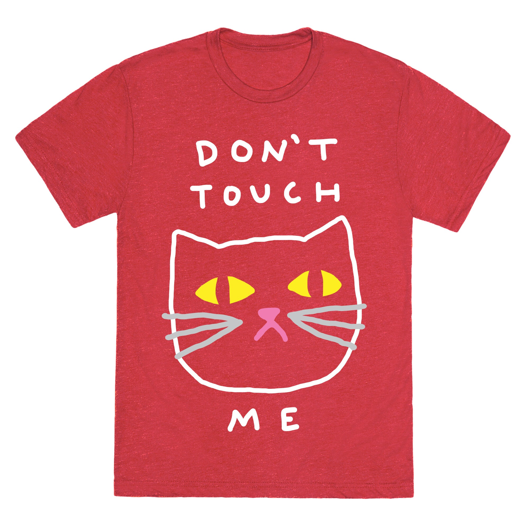 Don't Touch Me Cat Unisex Triblend Tee