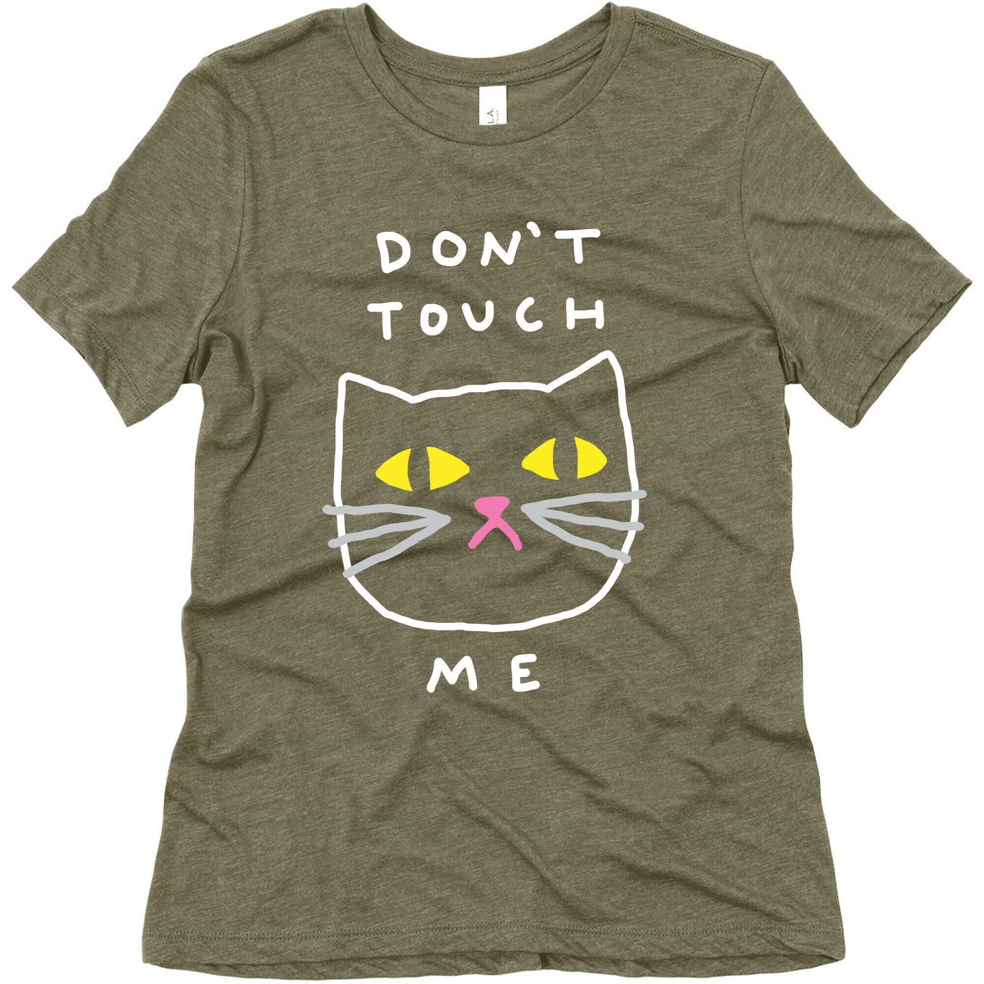 Don't Touch Me Cat Women's Triblend Tee