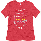 Don't Touch Me Cat Women's Triblend Tee