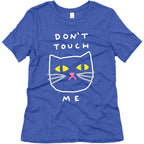 Don't Touch Me Cat Women's Triblend Tee