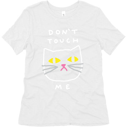 Don't Touch Me Cat Women's Triblend Tee
