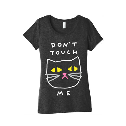 Don't Touch Me Cat Women's Triblend Tee