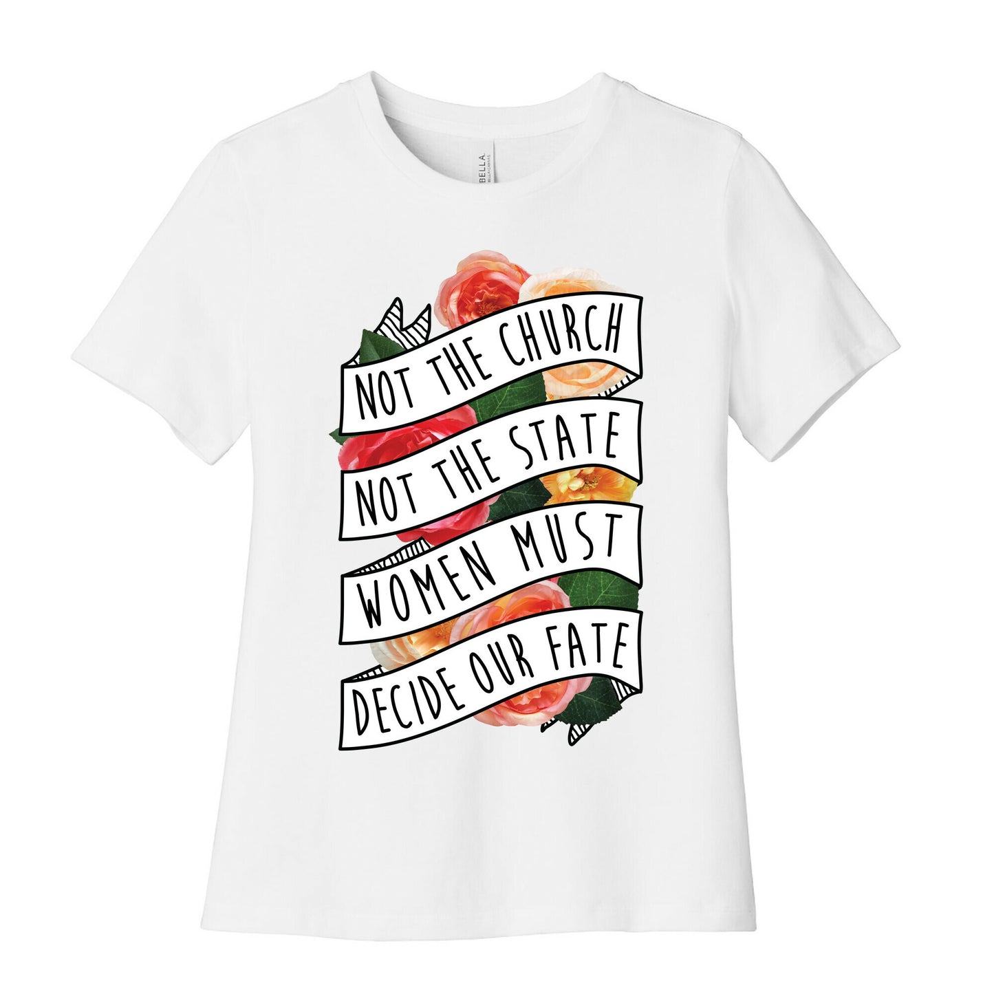 Women Must Decide Our Fate Women's Cotton Tee