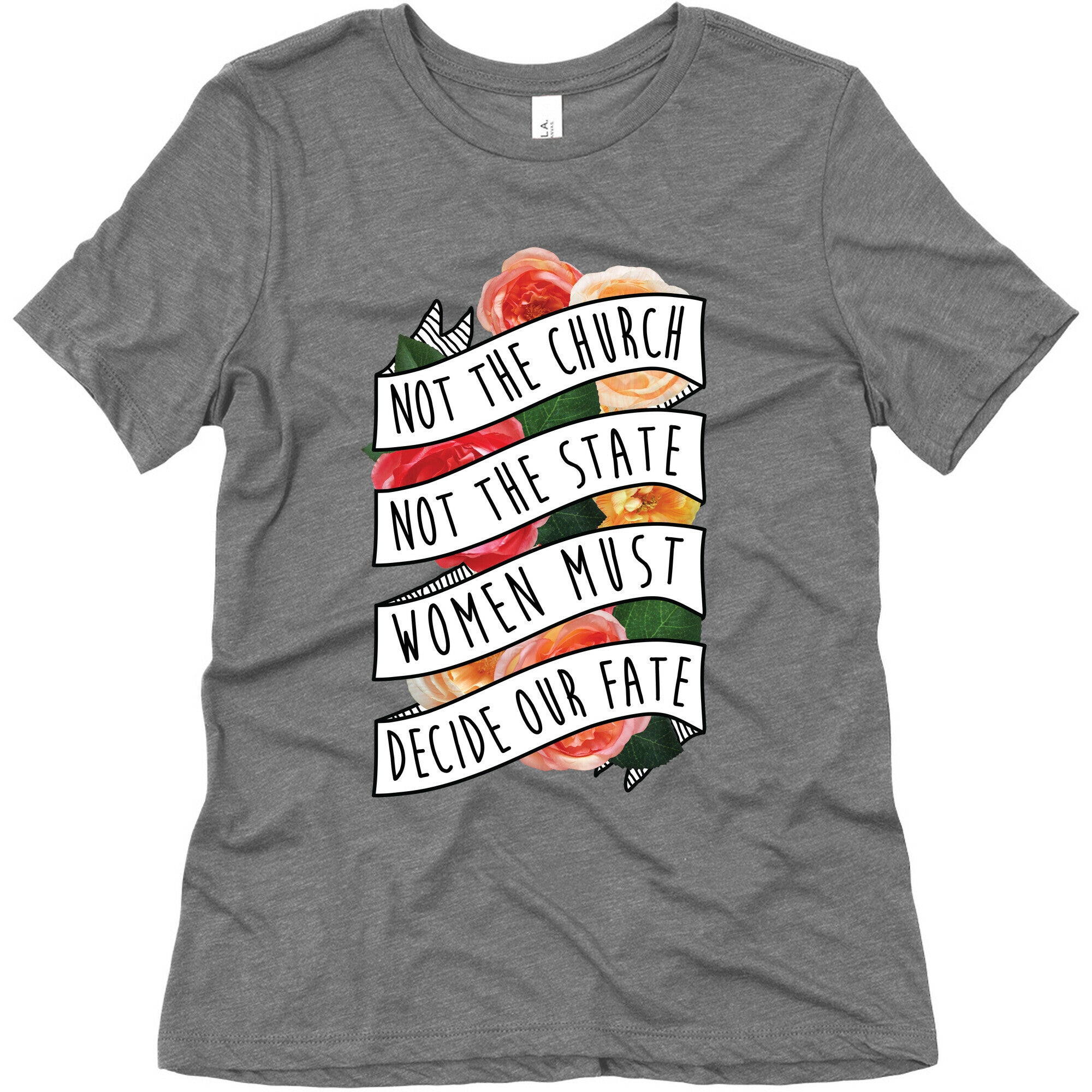 Women Must Decide Our Fate Women's Triblend Tee