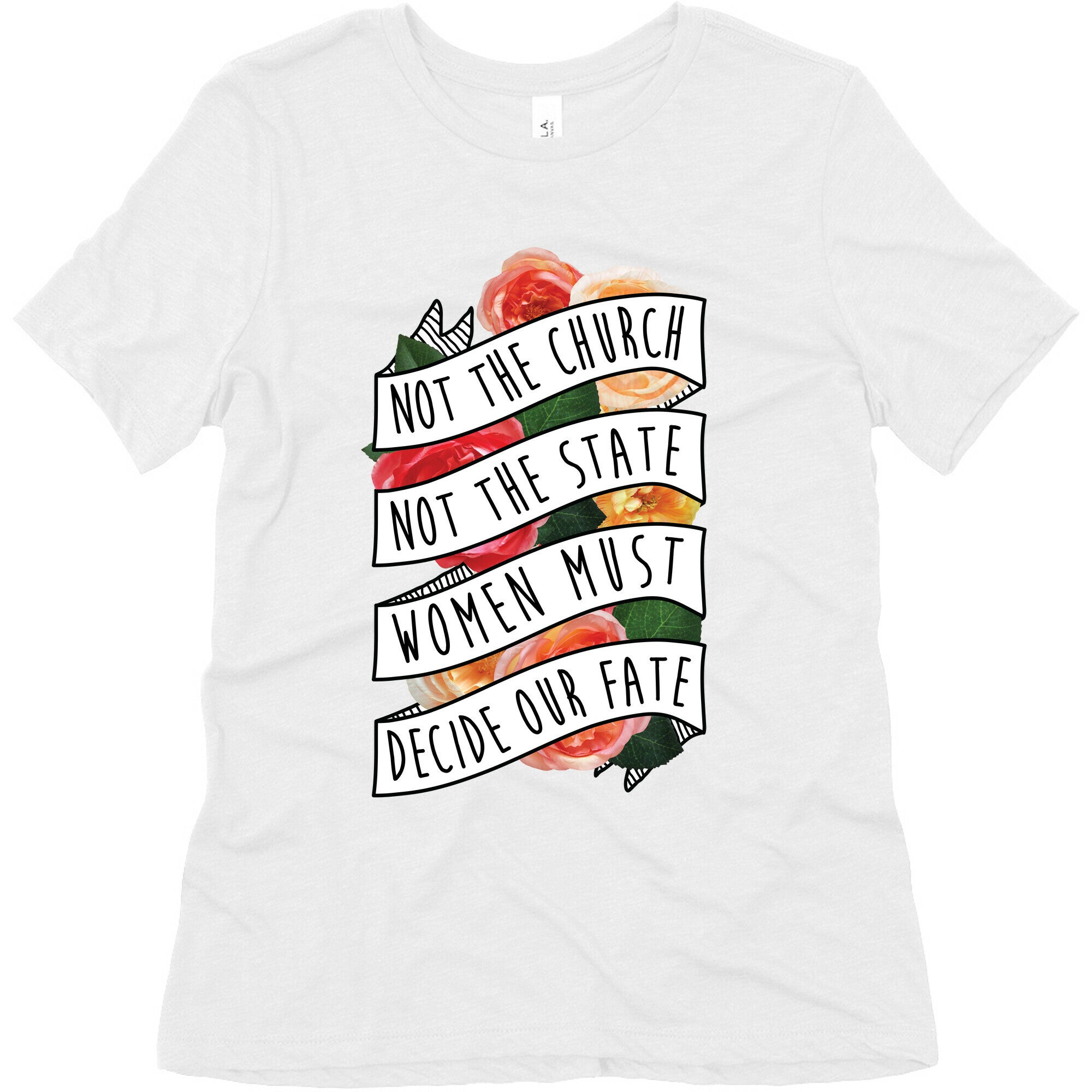 Women Must Decide Our Fate Women's Triblend Tee
