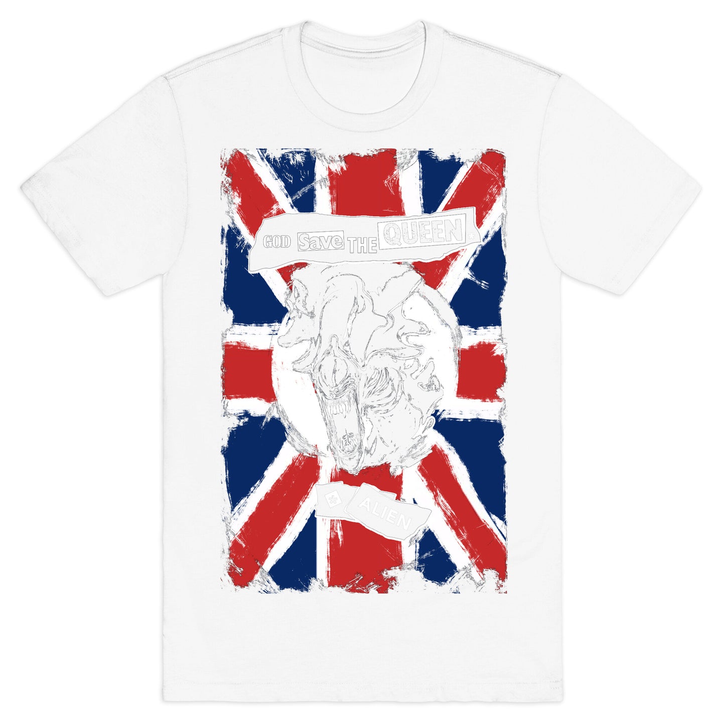 God Save the Queen (Alien) T-Shirt