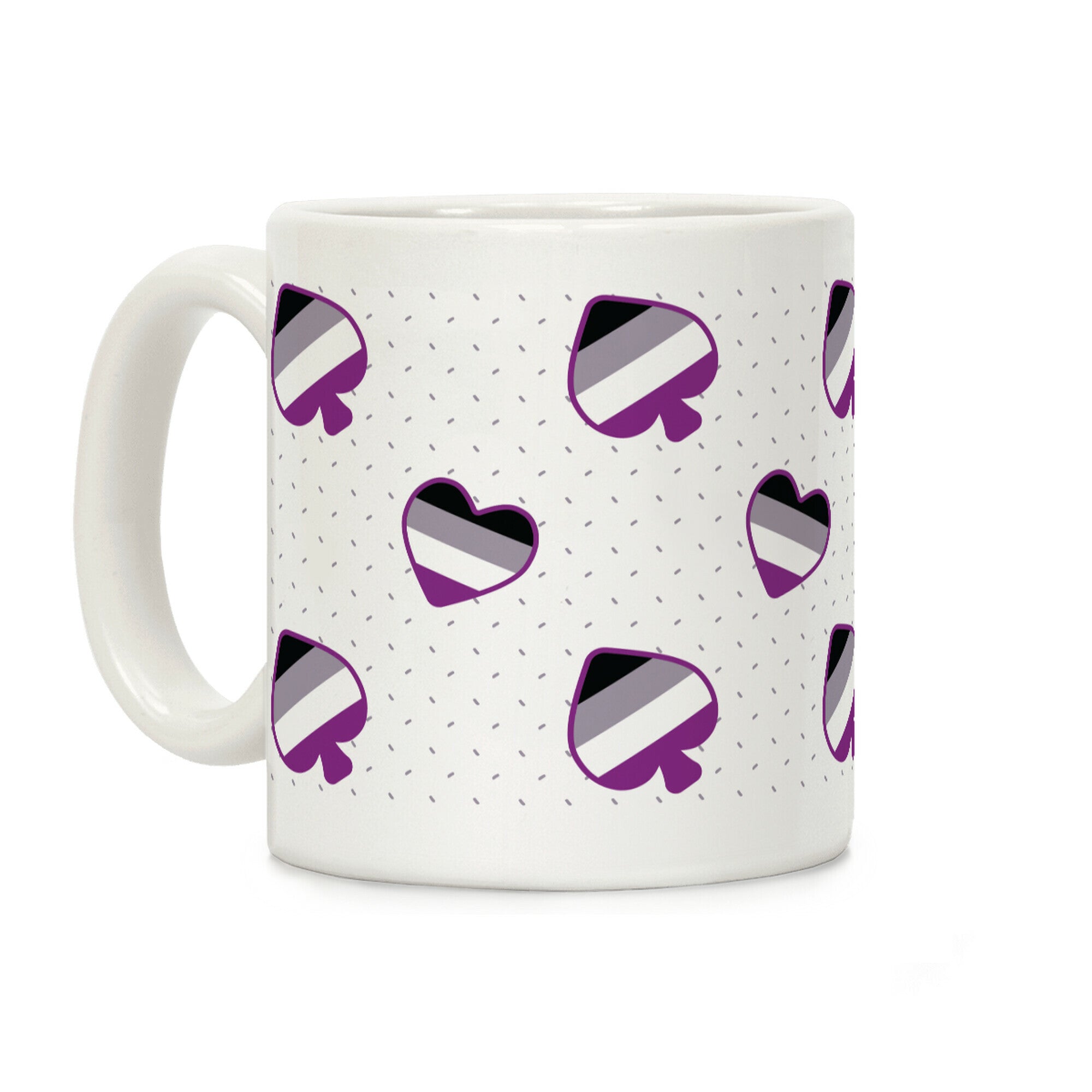 Ace Pride Pattern Coffee Mug