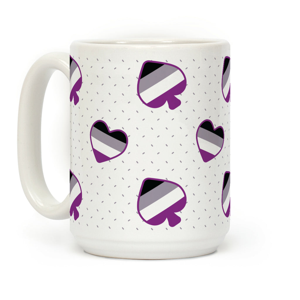 Ace Pride Pattern Coffee Mug