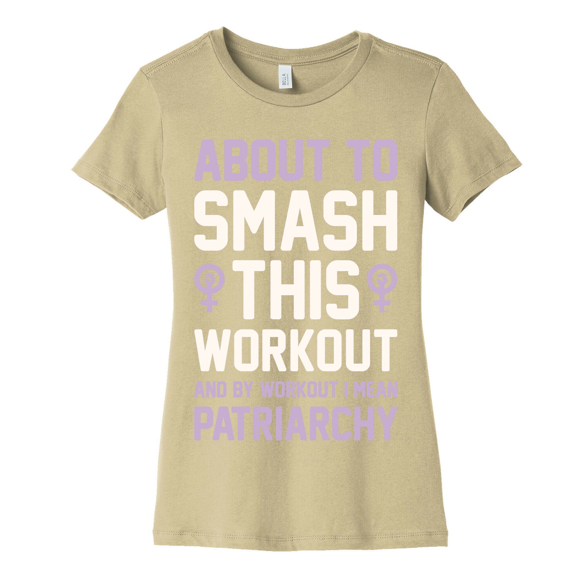 About To Smash This Workout And By Workout I Mean Patriarchy Women's Cotton Tee
