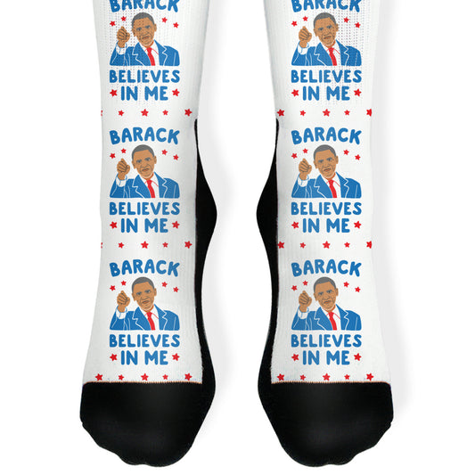 Barack Believes In Me Socks