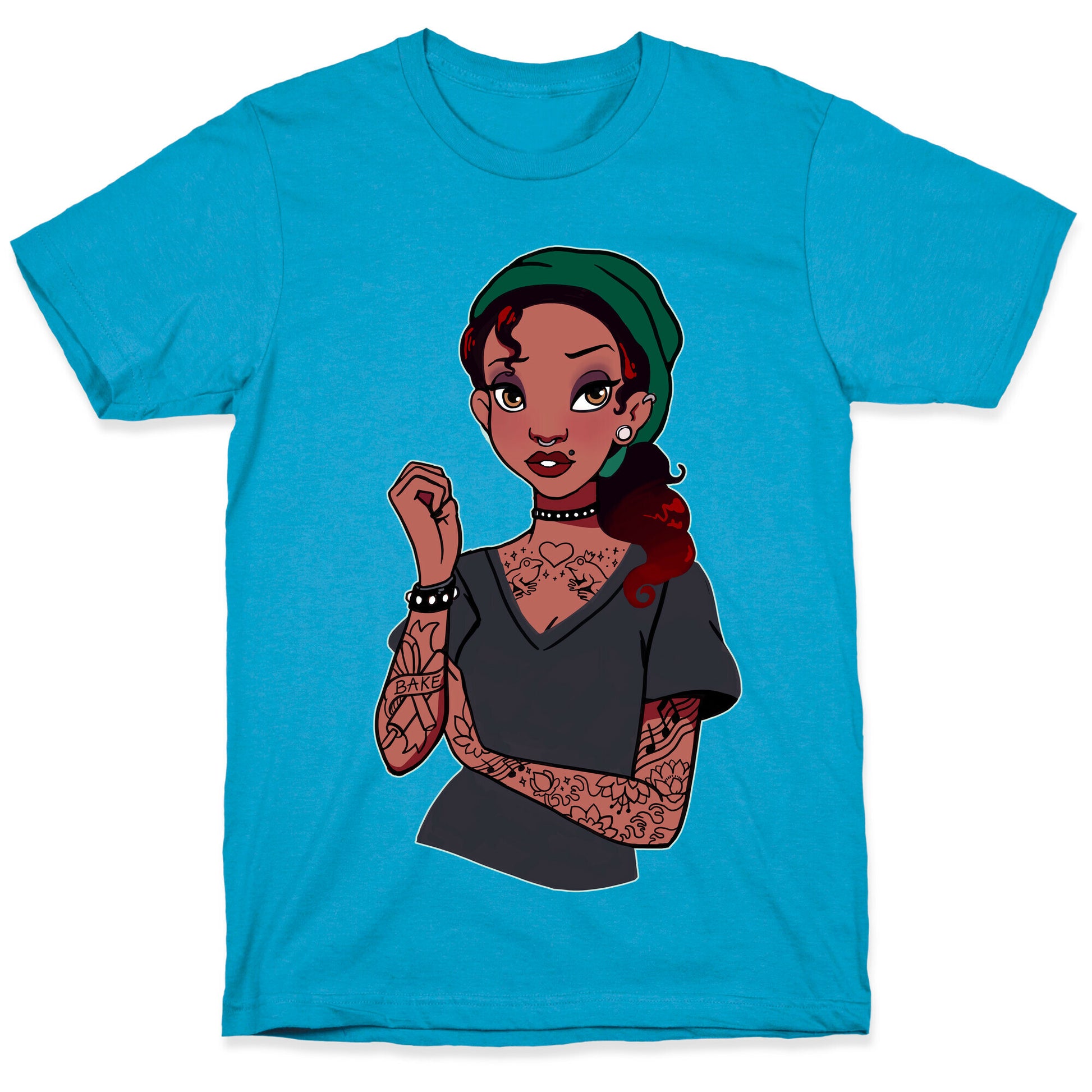 Punk Princess Tiana Parody Unisex Triblend Tee