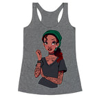 Punk Princess Tiana Parody Racerback Tank