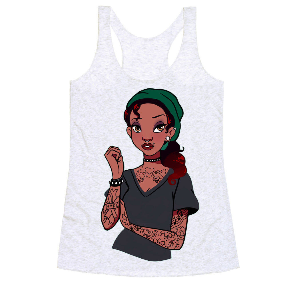Punk Princess Tiana Parody Racerback Tank