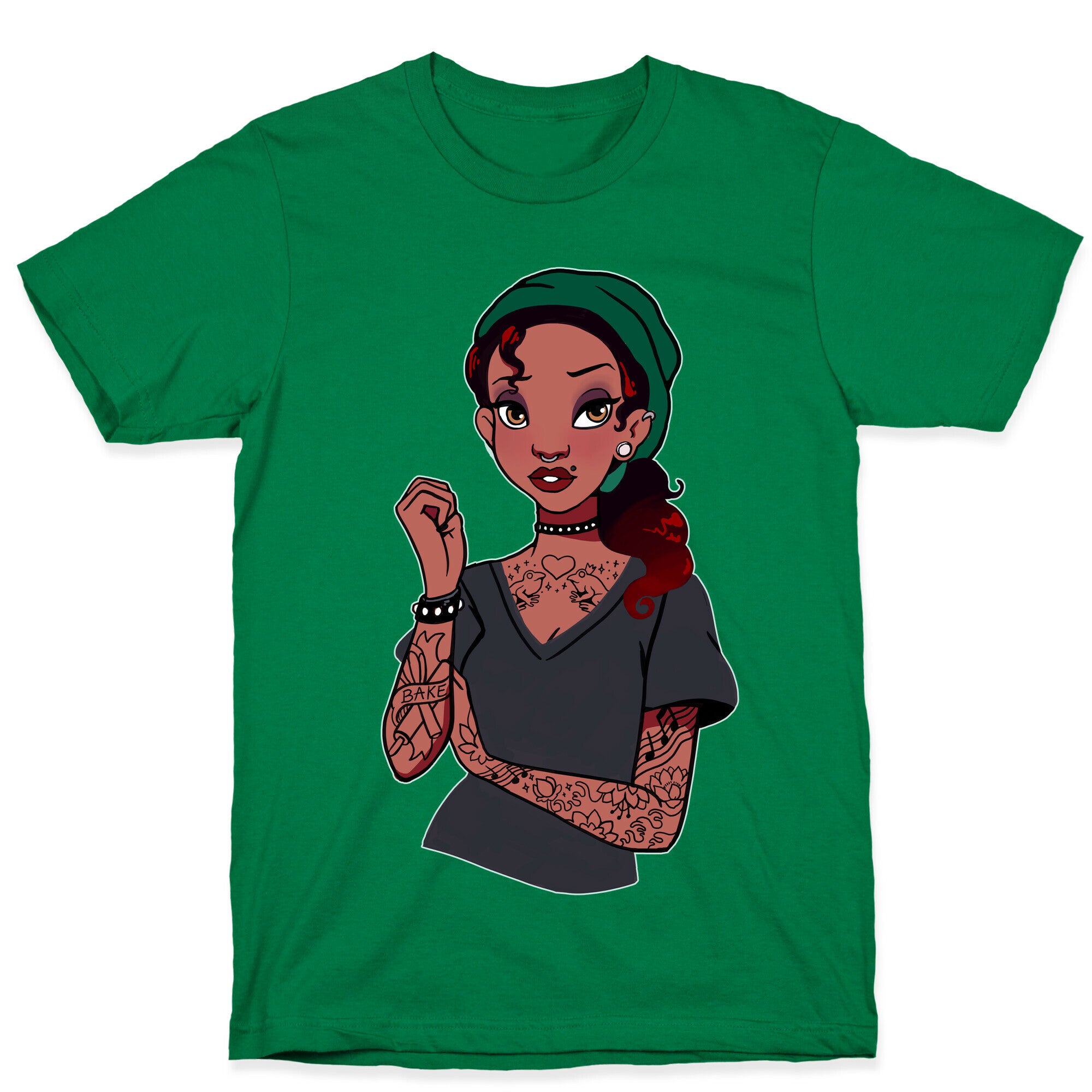 Punk Princess Tiana Parody T-Shirt
