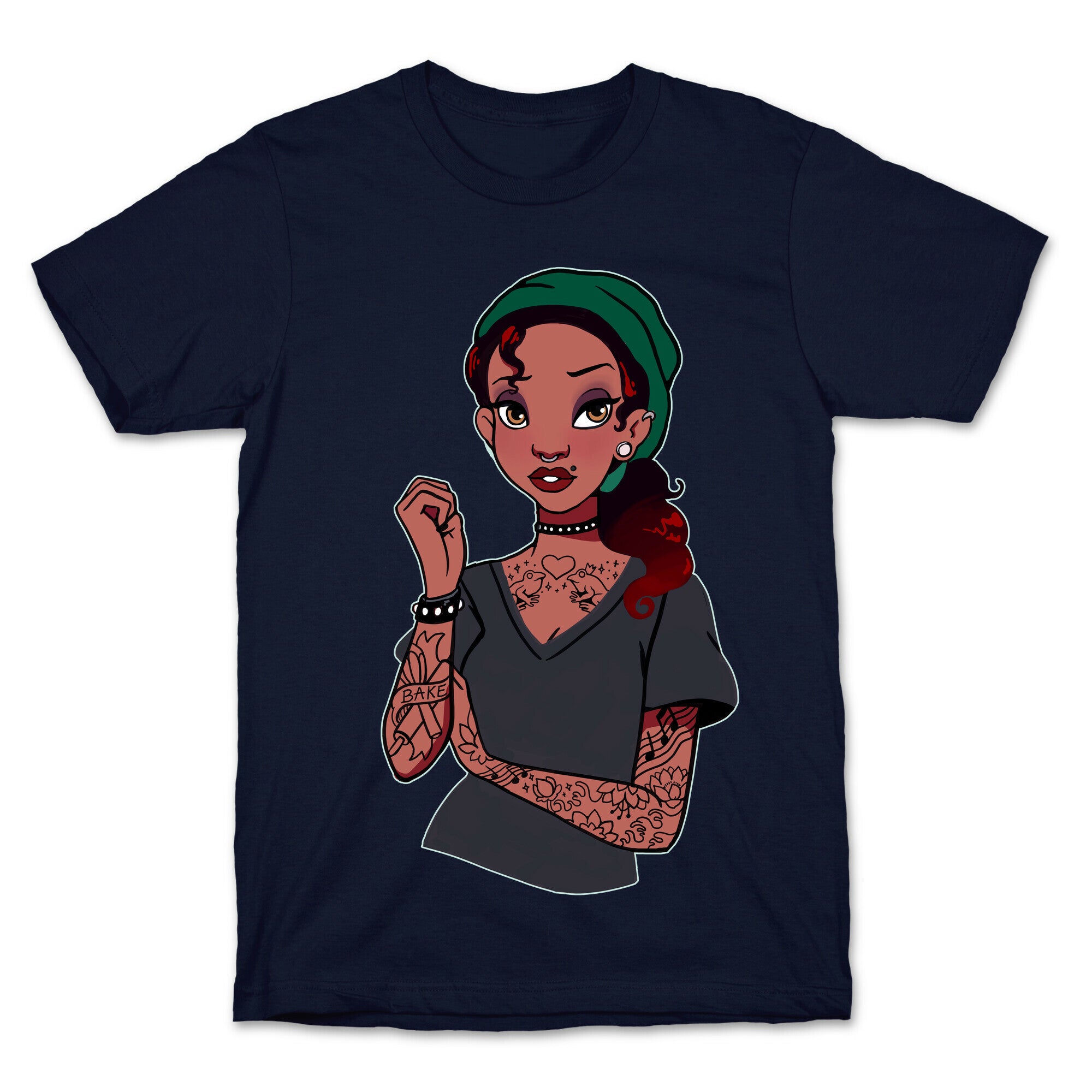 Punk Princess Tiana Parody T-Shirt