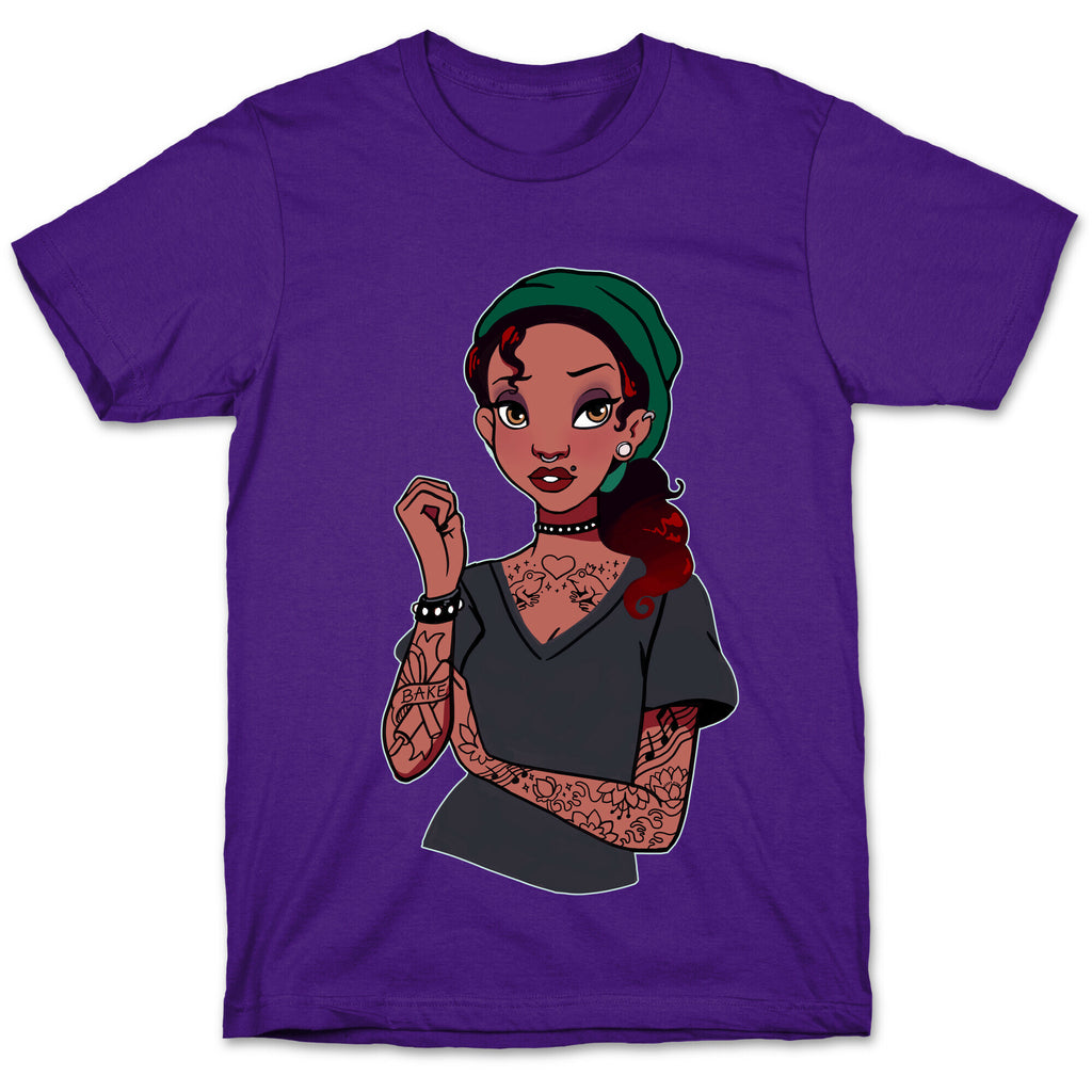 Punk Princess Tiana Parody T-Shirt