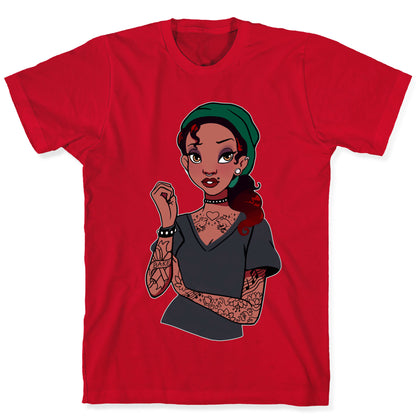 Punk Princess Tiana Parody T-Shirt