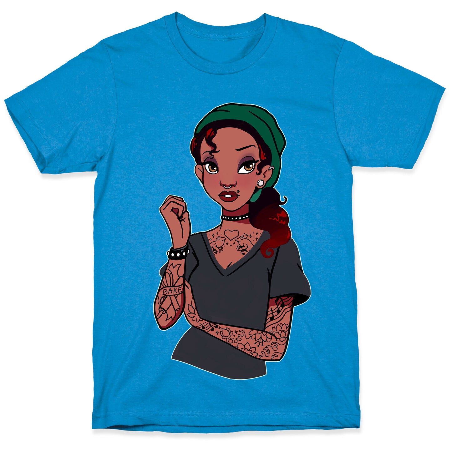 Punk Princess Tiana Parody T-Shirt