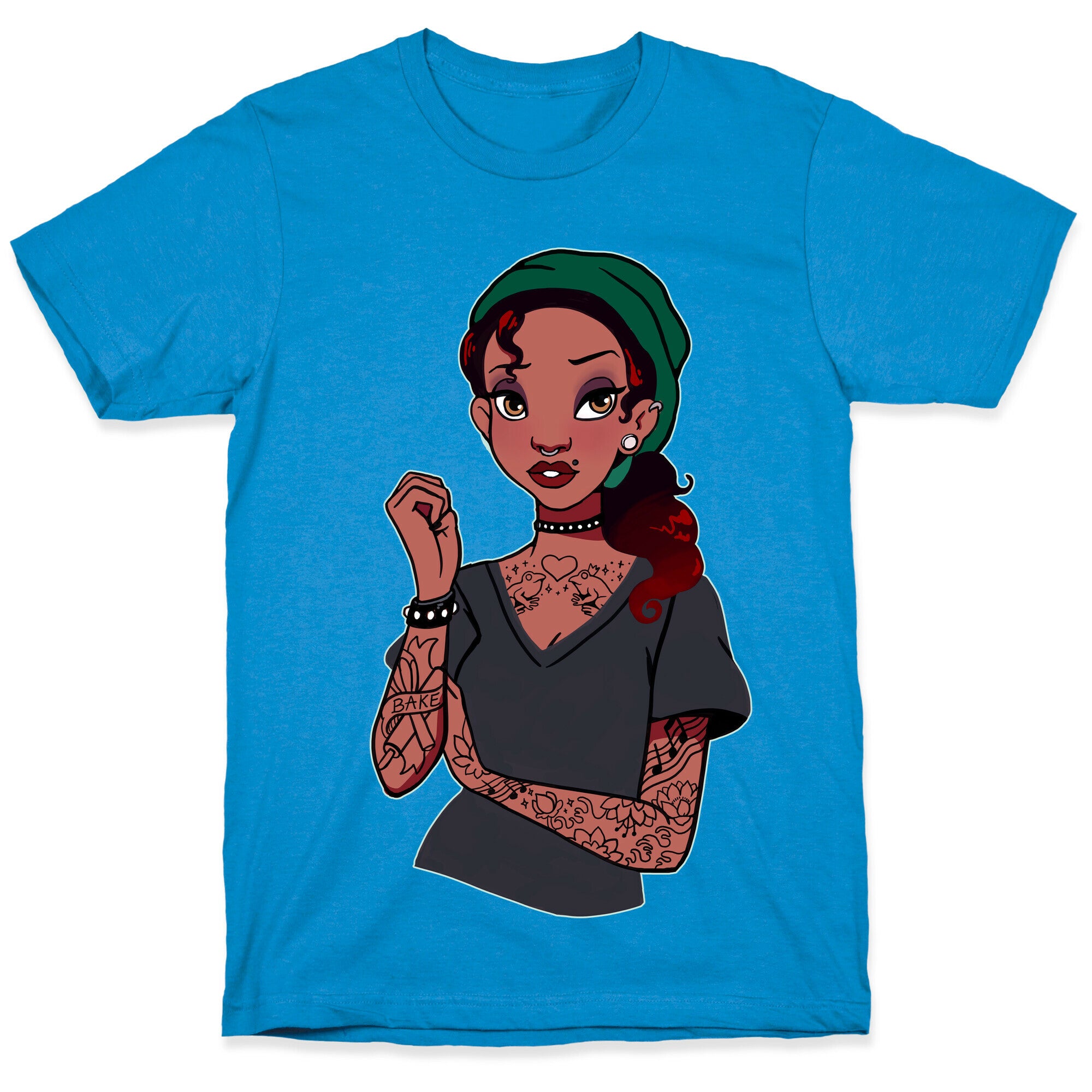 Punk Princess Tiana Parody T-Shirt