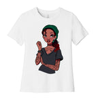 Punk Princess Tiana Parody Women's Cotton Tee