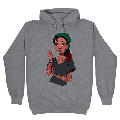 Punk Princess Tiana Parody Hoodie