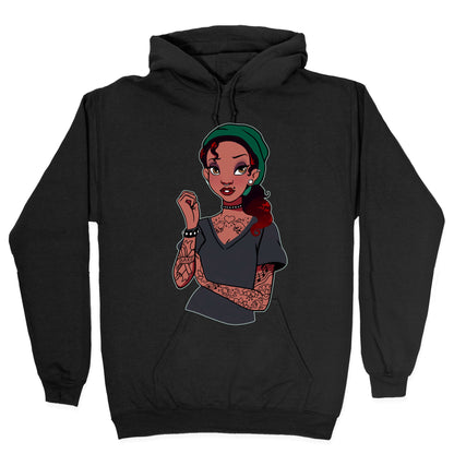 Punk Princess Tiana Parody Hoodie