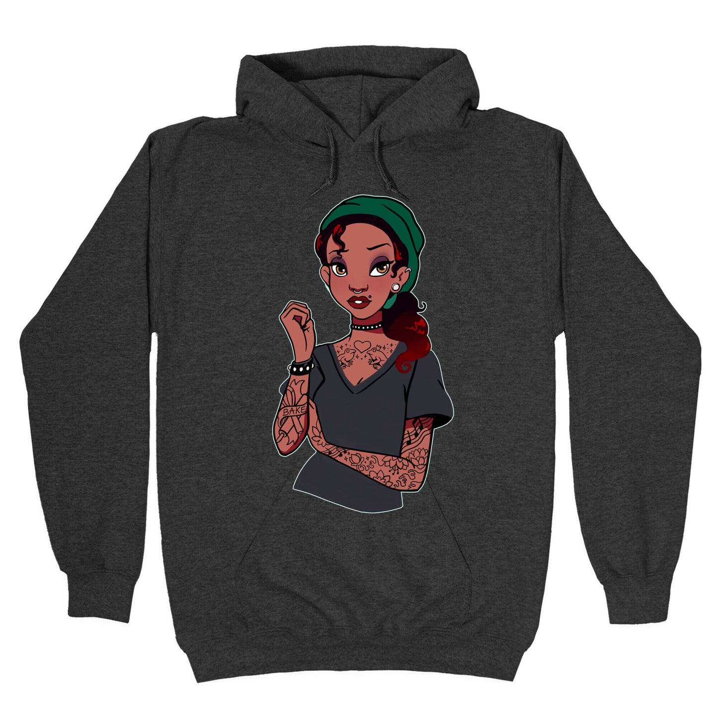 Punk Princess Tiana Parody Hoodie