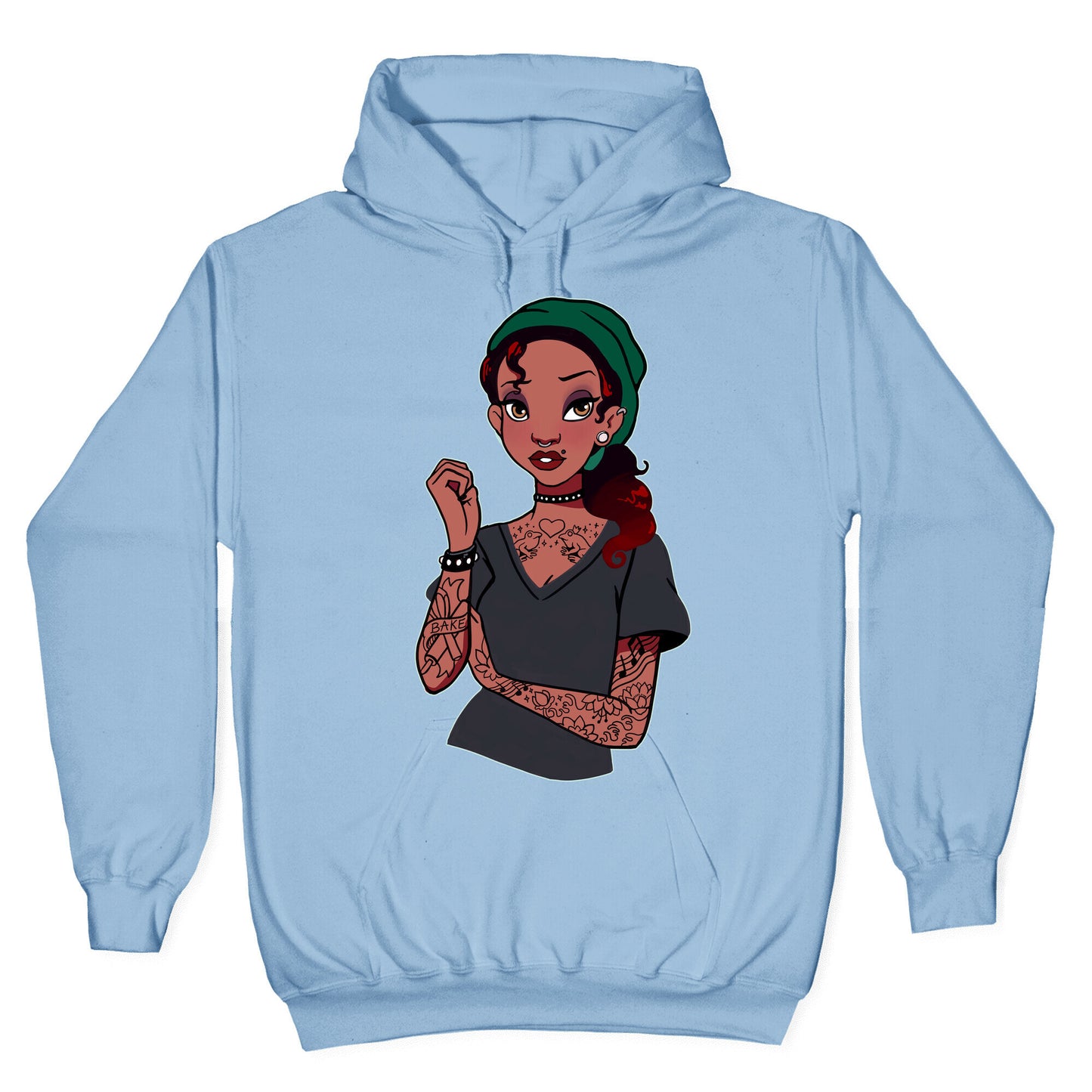 Punk Princess Tiana Parody Hoodie