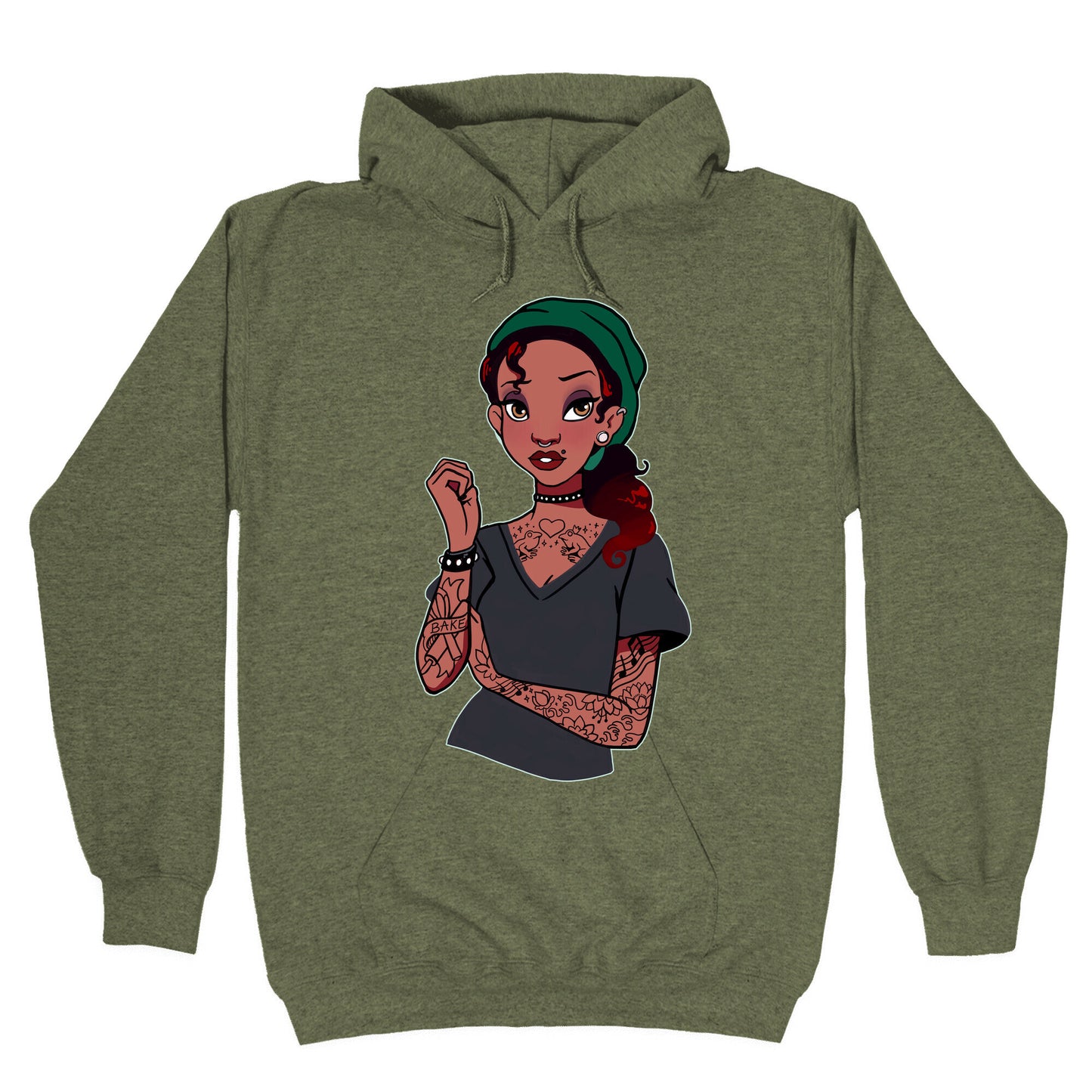 Punk Princess Tiana Parody Hoodie