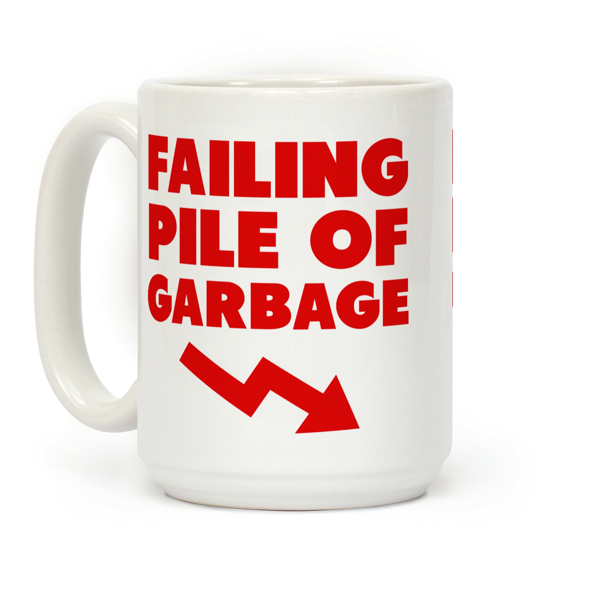 Failing Pile of Garbage Coffee Mug