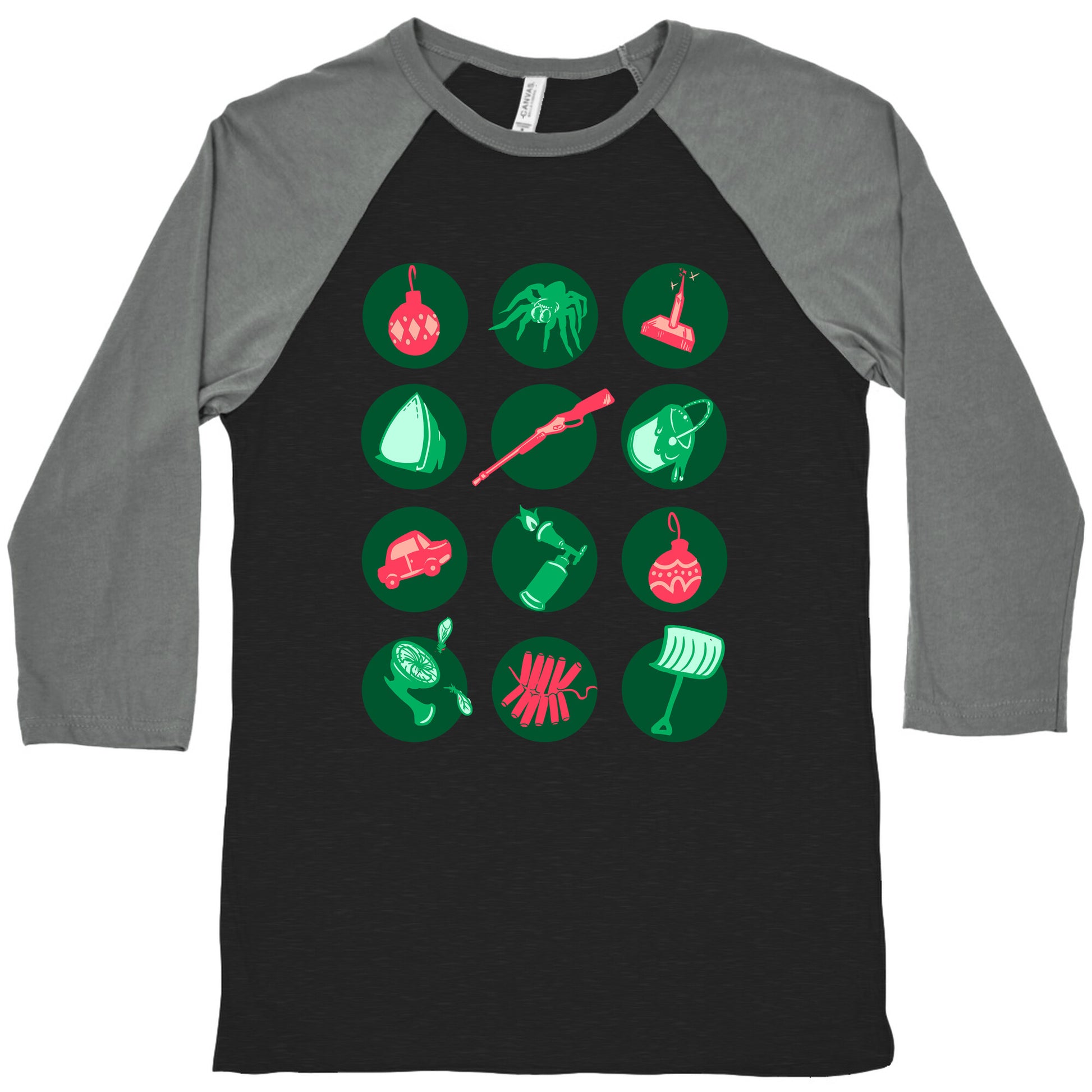 Home Alone Traps Baseball Tee