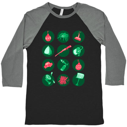 Home Alone Traps Baseball Tee