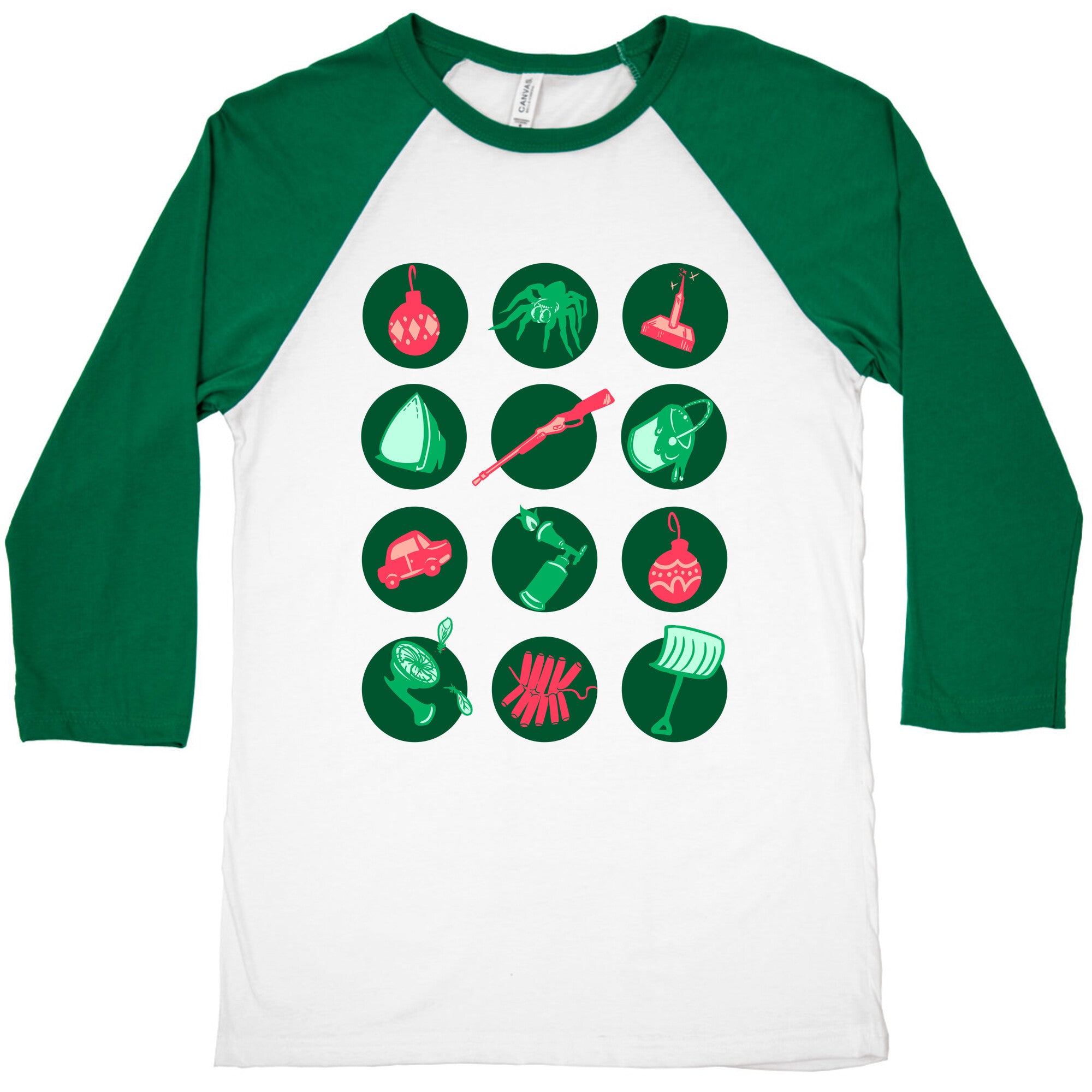 Home Alone Traps Baseball Tee