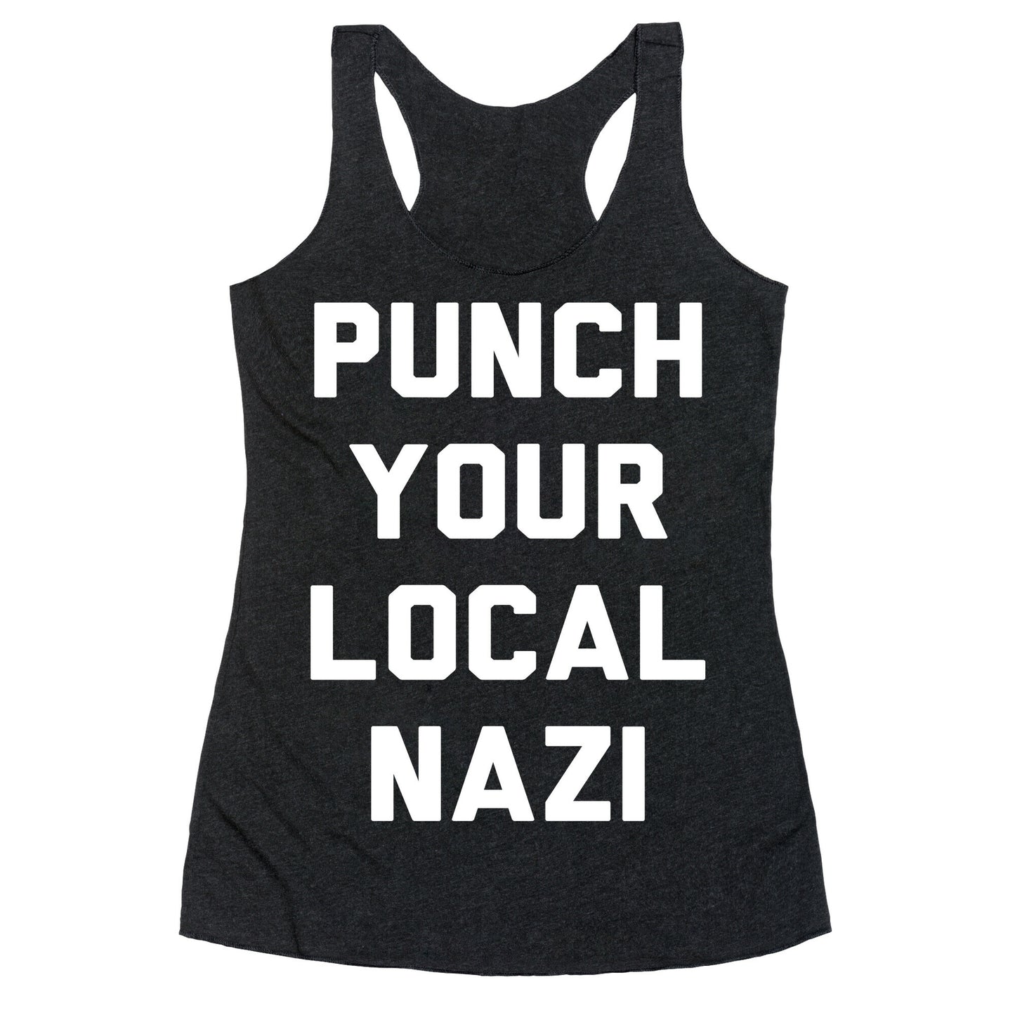 Punch Your Local Nazi Racerback Tank