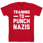 Training To Punch Nazis T-Shirt