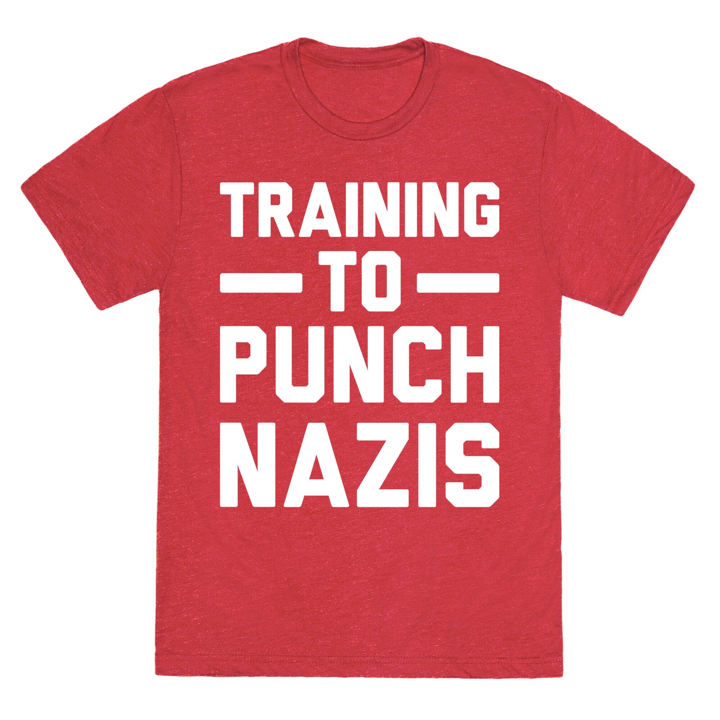 Training To Punch Nazis Unisex Triblend Tee