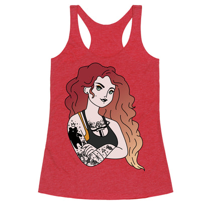 Punk Merida Parody Racerback Tank