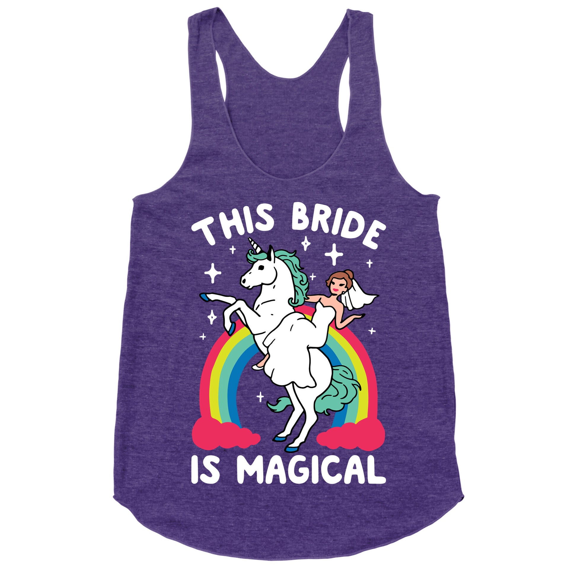 This Bride Is Magical Racerback Tank